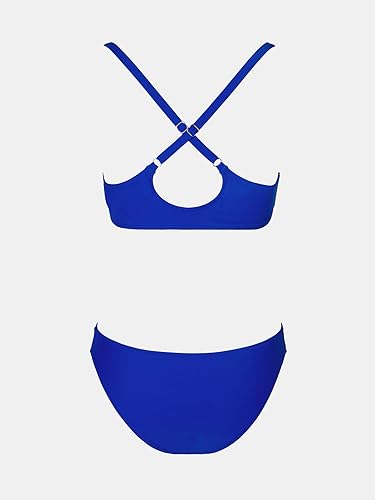Floral Knot Bikini Set – Women's Two Piece Bunny Tie Swimsuit