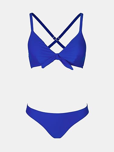 Floral Knot Bikini Set – Women's Two Piece Bunny Tie Swimsuit