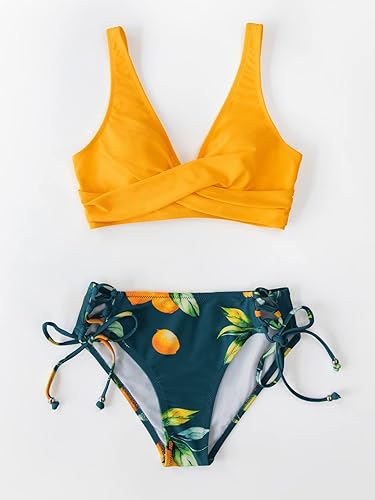 Front Cross Lace-Up Bikini – 2 Piece Swimsuit Set for Women