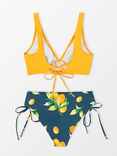 Front Cross Lace-Up Bikini – 2 Piece Swimsuit Set for Women